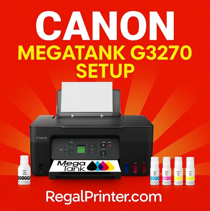 Canon MegaTank G3270 Setup