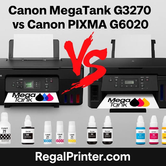 Canon MegaTank G3270 vs Canon PIXMA G6020