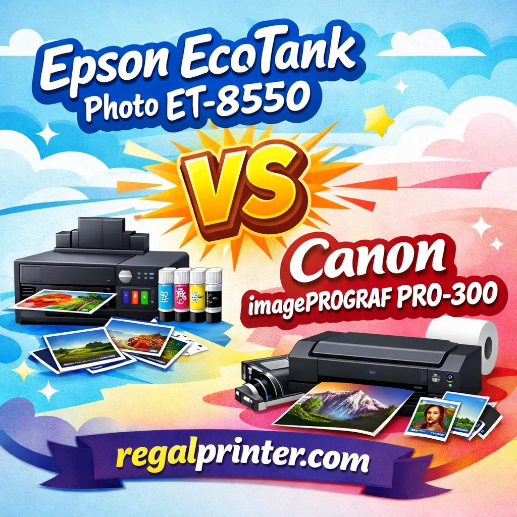 Epson EcoTank Photo ET-8550 vs Canon imagePROGRAF PRO-300