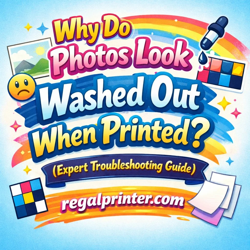 why do photos look washed out when printed