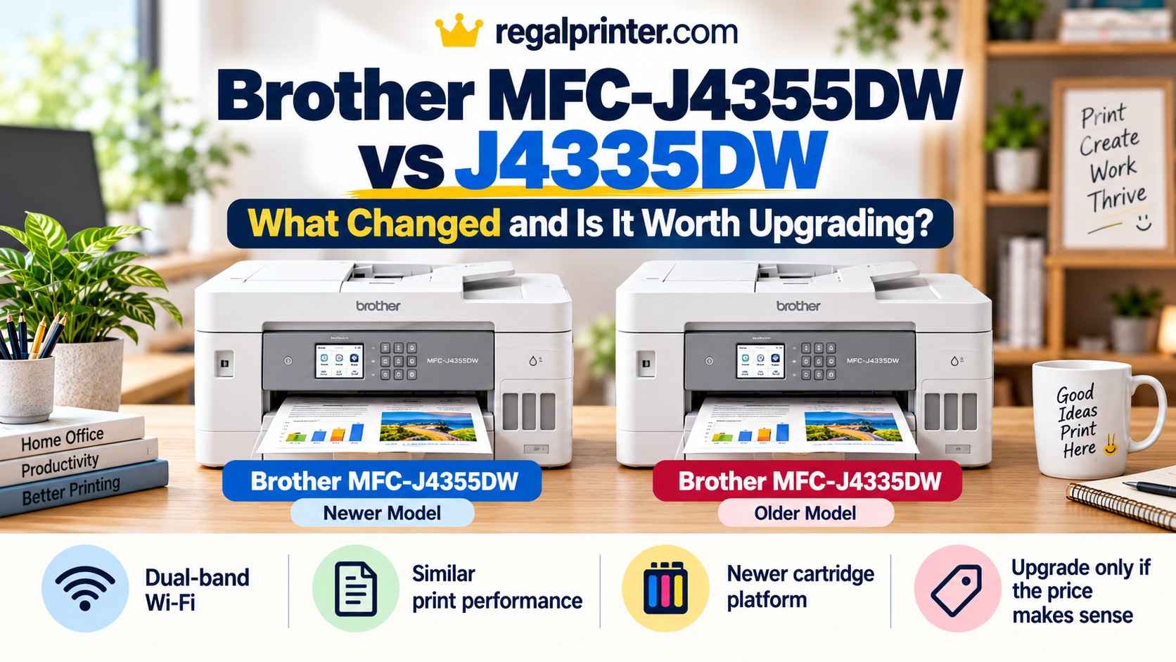 Brother MFC-J4355DW vs J4335DW